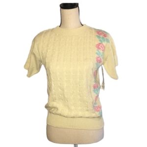 Knit Billie Jo Comfort 12 Rose Cable Knit Shirt Juniors 13